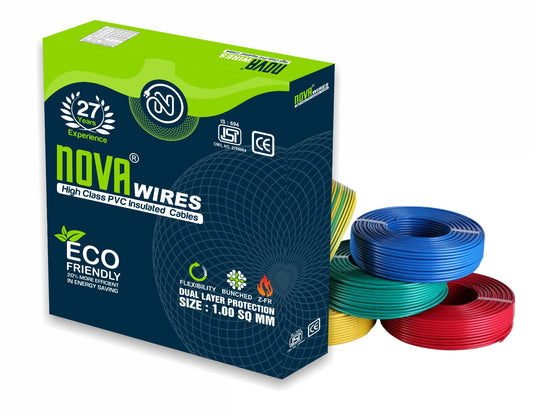 Nova Flexible 1 Sq mm Copper Red Wire 90 meter — Nova Wires